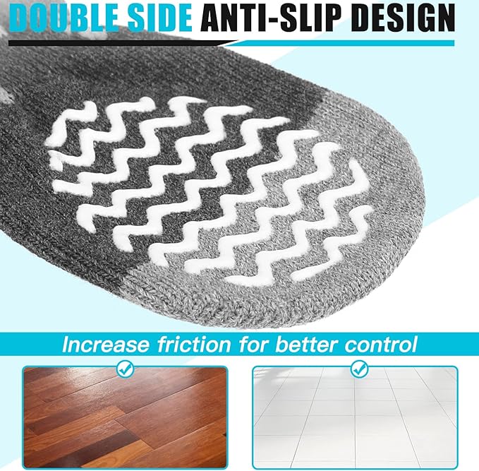 EXPAWLORER Anti Slip Dog Socks to Prevent Licking Paws, Dog Shoes for Hot Pavement, Dog Booties for Small Medium Large Senior Dogs, Traction Control Dog Boots &amp; Paw Protectors for Hardwood Floors
