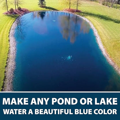 Airmax Black DyeMond Pond Dye 4X Concentrate for Outdoor Ponds &amp; Lakes, Natural Pond Colorant &amp; Beauty Enhancer, Block Ultraviolet Rays, Fish, Bird &amp; Livestock Safe, Easy Liquid Application, 1 Quart