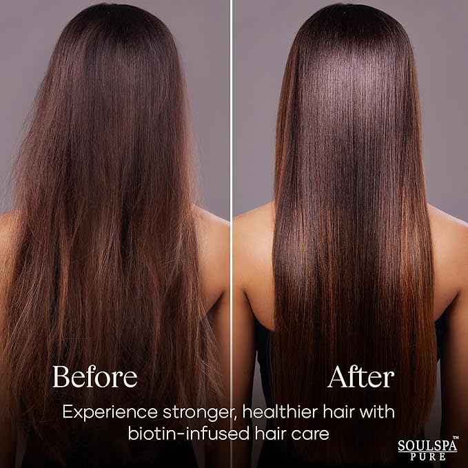 Biotin Shampoo and Conditioner Set with Keratin - Sulfate-Free Advanced Anti-Thinning, Hair Growth Shampoo and Conditioner Combo Repair Formula - with DHT Blockers, for Men &amp; Women - 16 fl oz each