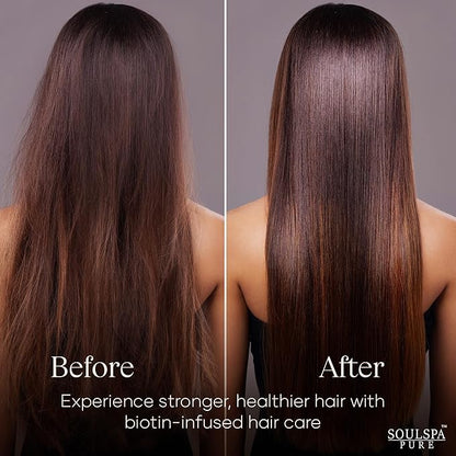 Biotin Shampoo and Conditioner Set with Keratin - Sulfate-Free Advanced Anti-Thinning, Hair Growth Shampoo and Conditioner Combo Repair Formula - with DHT Blockers, for Men &amp; Women - 16 fl oz each