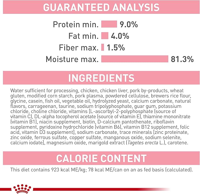 Royal Canin Feline Health Nutrition Mother &amp; Babycat Ultra Soft Mousse in Sauce Canned Cat Food, 3 oz can (12-count)