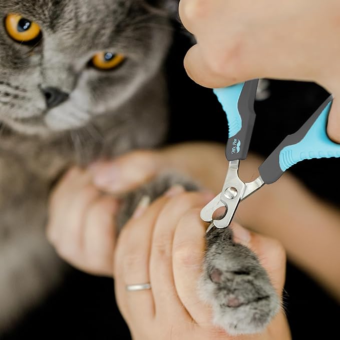 Mr. Pen Cat Nail Trimmer - Sky Blue &amp; Dark Gray, Suitable for Cats &amp; Kittens, Small Dogs