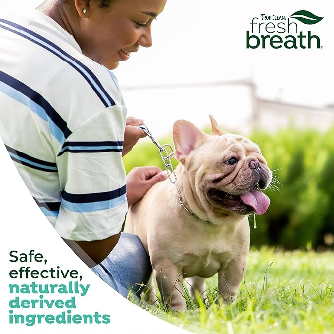 TropiClean Fresh Breath Finger Toothbrushes for Dogs &amp; Puppies | Gentle Soft Toothbrush Alternative for Easy Teeth Cleaning