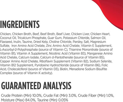 Nulo Real Shreds with Organ Meat Wet Canned Cat Food, Chicken &amp; Beef, 2.8 Ounce, 12 Cans