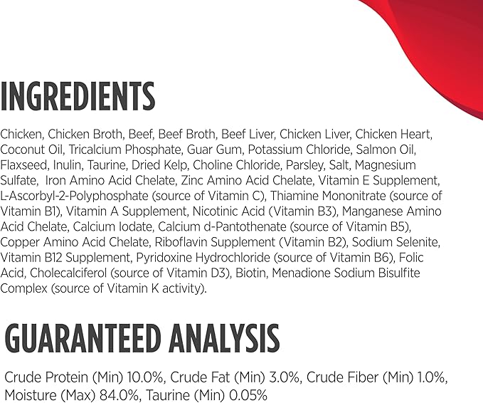 Nulo Real Shreds with Organ Meat Wet Canned Cat Food, Chicken &amp; Beef, 6.0 Ounce, 8 Cans