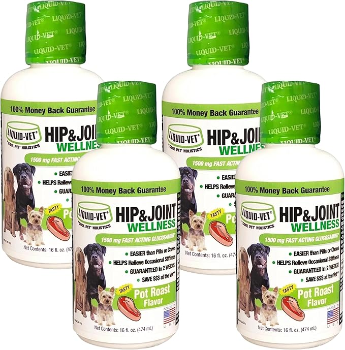 K9 Hip &amp; Joint Formula, Chicken Flavor, 16 oz (Pack of 4)