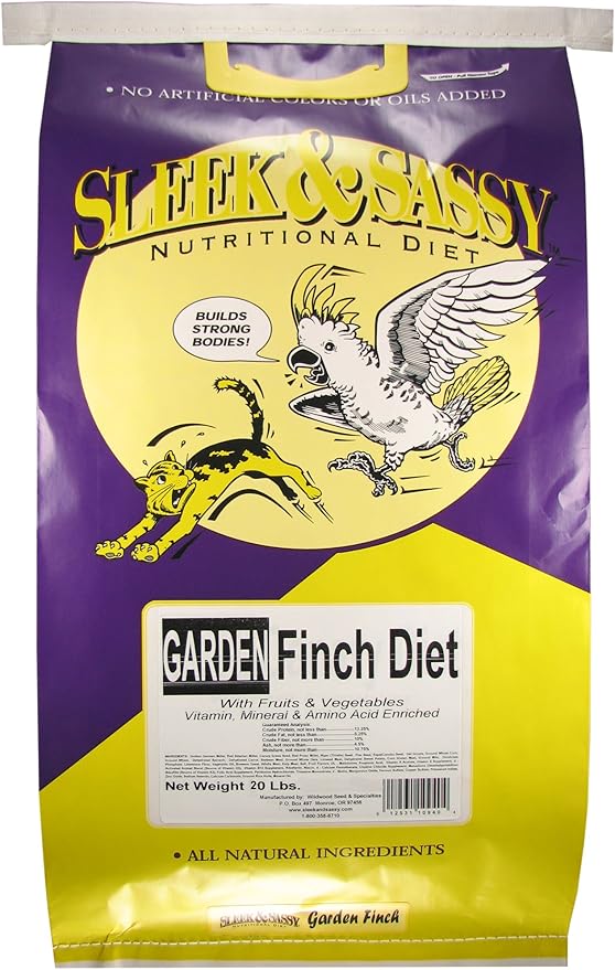 SLEEK &amp; SASSY Garden Finch Bird Food (20 lbs.)