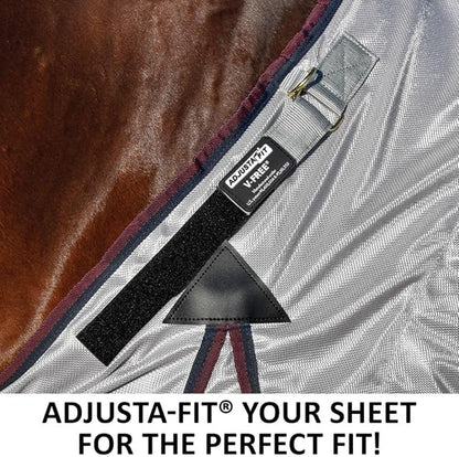 Dura-Tech RipGuard Adjusta-Fit Horse Fly Sheets | Self-Repairing Durability | Enhanced UV &amp; Insect Protection | Ideal for All Horse Breeds