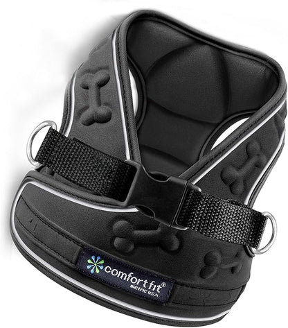Comfort Fit Dog Harness – Adjustable No-Pull Vest for Small, Medium &amp; Large Dogs – Soft Padded Step-in Design for Easy Control – Ideal for Walking, Running &amp; Training – All-Weather Premium Dog Vest