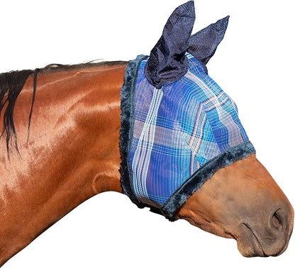 Kensington Signature Fly Mask w/Plush Fleece &amp; Ears w/Forelock Hole Size