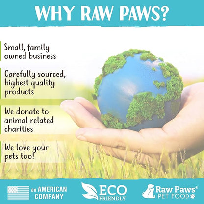 Raw Paws Freeze-Dried Pet Food for Dogs &amp; Cats- Rabbit Recipe, 4-oz - USA Raw Dog Treats for Training - Cat and Dog Treats - 100% Rabbit Meat, No Added Hormones or Antibiotics