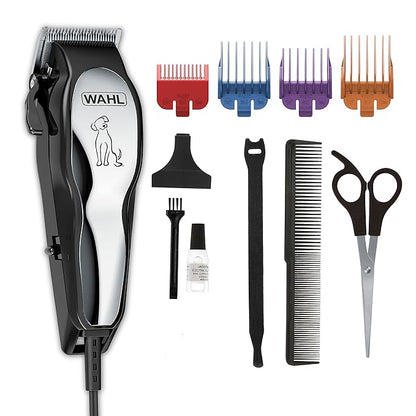 Wahl USA Clipper Pet-Pro Dog Grooming Kit - Electric Corded Dog Clipper for Dogs &amp; Cats with Fine &amp; Medium Coats - Model 9281-210