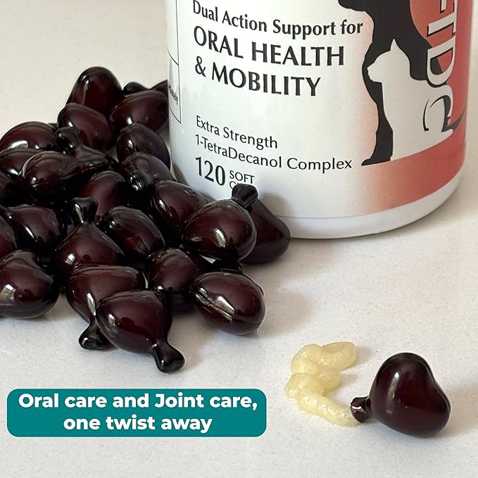 1TDC WorksSoWell Dual Action Joint Supplement for Dogs &amp; Cats - Hip and Joint Supplement for Large Breed &amp; Small Breed - Also Great for Oral Health - Muscle &amp; Stamina Recovery &amp; Arthritis - 120ct