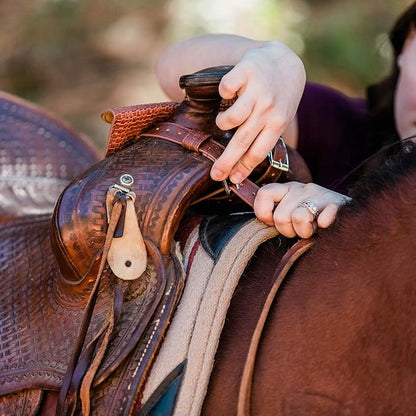 Saddle Pommel Bag - Phone Holder &amp; Equestrian Gift for Women, Horse Tack Essentials