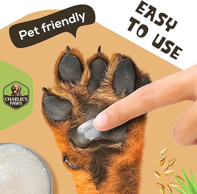 Paw Balm for Dog and Cat Paw Pad Balm Dog Nose Balm Cat Butter Paw Moisturizer Wax for Dog Pet Puppy Protect Dry Cracked Paw Foot Heals Restores Paw Elbows with 100% Natural Oil Aloe &amp; Oats 3.5 Oz