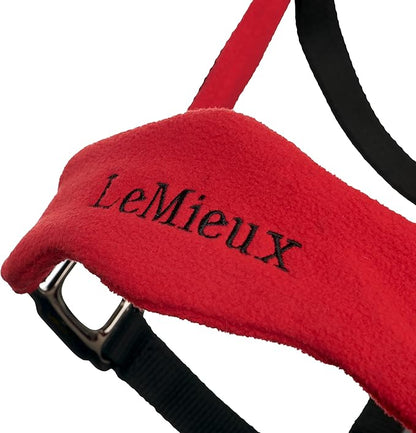 LeMieux Vogue Fleece Headcollar - Halter &amp; Leadrope - Extra Padding, Adjustable at Curb and Poll Strap