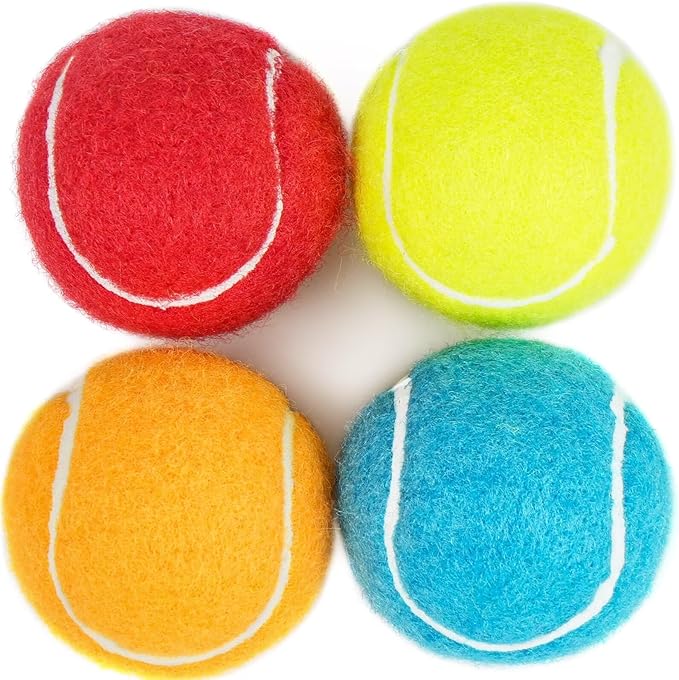 Prime Pets Mini Tennis Balls for Dogs, 2 Inch Squeaky Dog Toys, Interactive Dog Toy Balls for Indoor Outdoor, Squeaky Toys for Small &amp; Medium Dogs