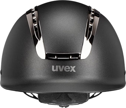 uvex suxxeed Chrome Horse Riding Helmet for Women &amp; Men - Adjustable &amp; Ventilated