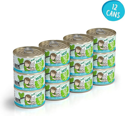 Weruva B.F.F. Play - Best Feline Friend Paté Lovers, Aw Yeah!, Lamb &amp; Tuna Told Ya&