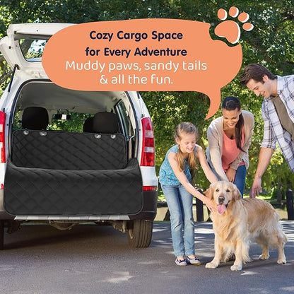XL Dog Car Seat Cover for Back Seat, Waterproof Hammock for Car, SUV &amp; Truck, Non-Slip Backseat Cover for Dogs, Heavy-Duty Dog Hammock Style Seat Protector Pets, Easy to Install &amp; Clean
