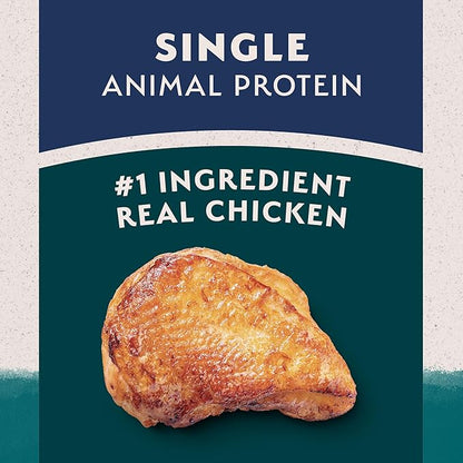 Natural Balance Limited Ingredient Adult Dry Dog Food with Healthy Grains, Chicken &amp; Brown Rice Recipe, 4 Pound (Pack of 1)