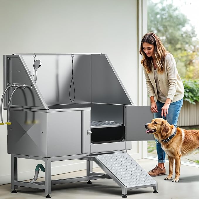 DWVO Professional Pet Dog Bathing Station for Grooming, 50&