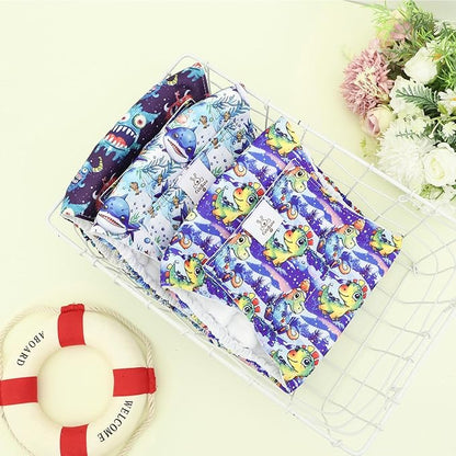 CuteBone Dog Diapers Male Belly Bands 3 Pack for Male Dogs Reusable Puppy Wraps DM65M