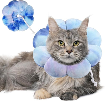 Dog Cat Surgical Recovery Cone Dog Protective Collar, Pet Recovery E-Collar Soft Neck Cone to Stop Licking Wound for Cats &amp; Kittens Small Dog After Surgery