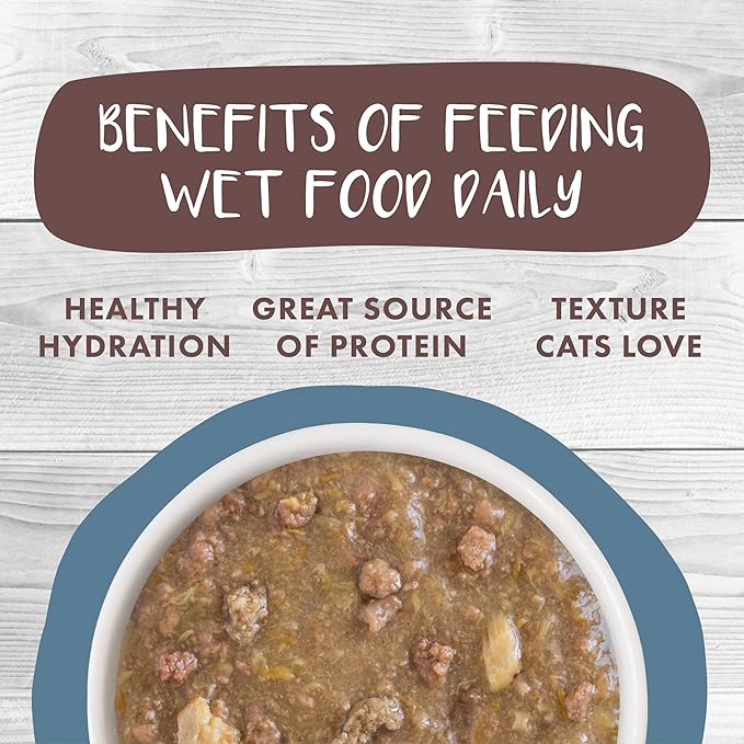Weruva Classic Cat Stews!, Kettle Call with Beef, Chicken &amp; Salmon in Gravy, 3oz Pouch (Pack of 12)