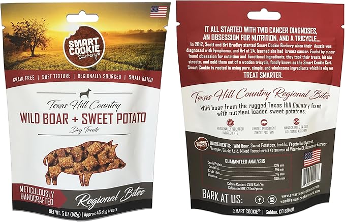 Smart Cookie All Natural Soft Dog Treats - 5 Flavor Variety Pack (5oz Each) - Healthy Dog Treats for Dogs &amp; Puppies with Allergies, Sensitive Stomachs - Chewy, Grain Free, Made in USA