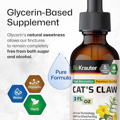 BIO KRAUTER Cats Claw Tincture - Vegan Cat&