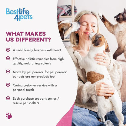 Cat Weight Gain &amp; Hyperthyroidism Treatment, Safe and Effective Cat Appetite Stimulant, Thyroid and Metabolic Support, Weight Management Remedy, 400 All-Natural Odorless, Tasteless Pills