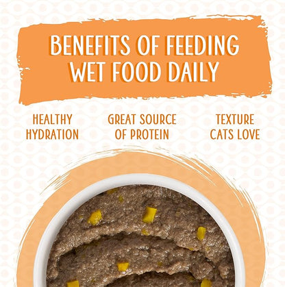 Weruva Classic Cat Paté, Who Wants to be a Meowionaire? with Chicken &amp; Pumpkin, 5.5oz Can (Pack of 8)