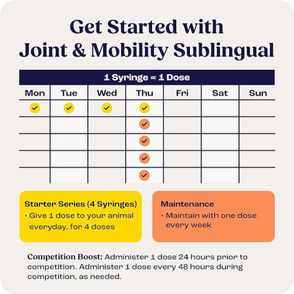 Joint &amp; Mobility Sublingual for Horses, 4pk