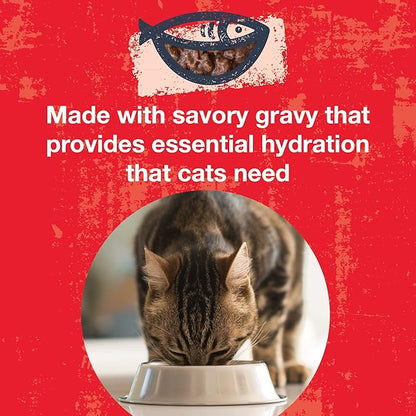 KOHA Poké Bowl Tuna &amp; Beef Entree in Gravy for Cats, 12-Pack of 3oz Pouches