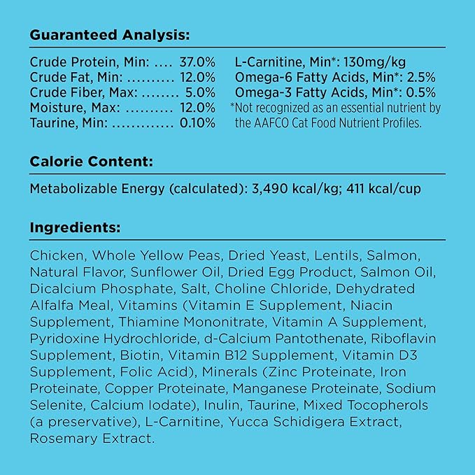 BIXBI Liberty Dry Food Indoor Cat Health Chicken &amp; Salmon Recipe, 3lb