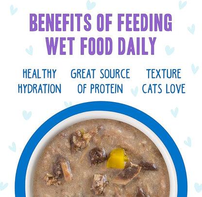 Weruva B.F.F. OMG - Best Feline Friend Oh My Gravy!, Love Munchkin! with Chicken &amp; Pumpkin in Gravy Cat Food, 2.8oz Can (Pack of 12)