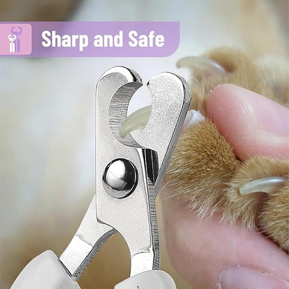 Mr. Pen Cat Nail Trimmer - Yellow &amp; Gray Cat Claw Clippers for Pets &amp; Kittens