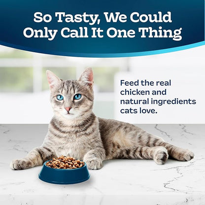 Blue Buffalo Tastefuls Natural Dry Food for Adult Indoor Cats, Chicken &amp; Brown Rice Recipe, 15-lb. Bag
