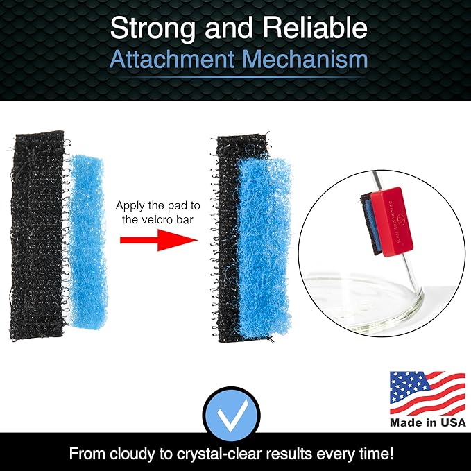 Magnetic Glass Cleaner BoroBuddy | Glass Pieces, Bottles, Vases | Compact Design for Tighter Spaces &amp; Smaller Glass Pieces | Double Sided | Red