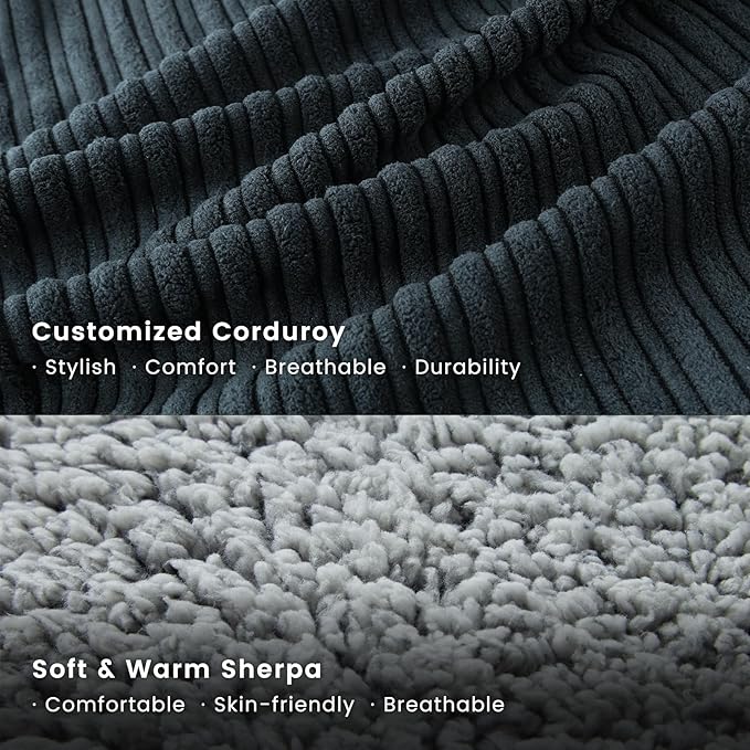 Miguel Washable Dog &amp; Cat Bed with Removable Cushion for Medium &amp; Small Dogs, Easy to Wash Pet Sofa Bed with Side Bolster, Anti-Slip Bottom, Black, 30 Inch