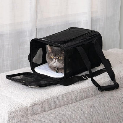 Sherpa Original Deluxe Travel Pet Carrier, Airline Approved &amp; Guaranteed On Board - Black, Small
