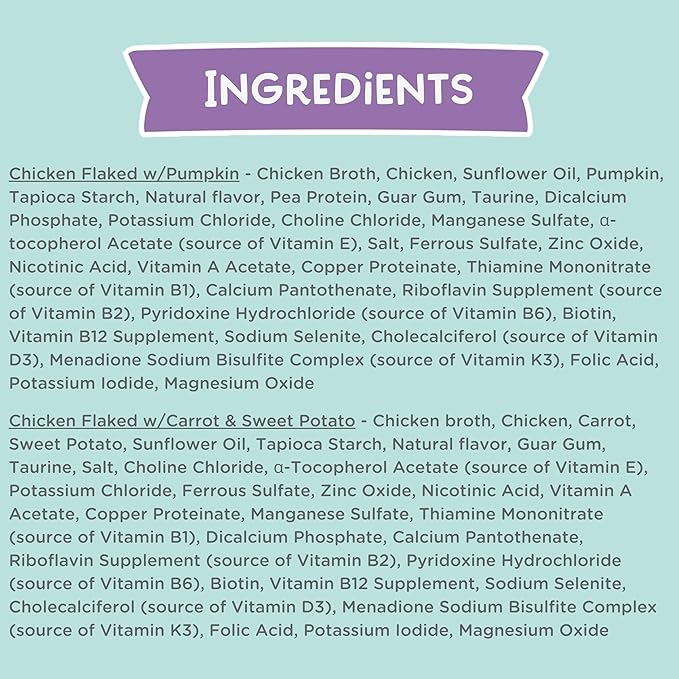 LOVE, NALA - FLAKED Fish &amp; Chicken Variety Pack - 24 Pack- Natural Adult Cat Wet Food - Grain Free, Non-GMO, Lean Protein, Omega 3, Digestive Fiber, Added Minerals &amp; Vitamins