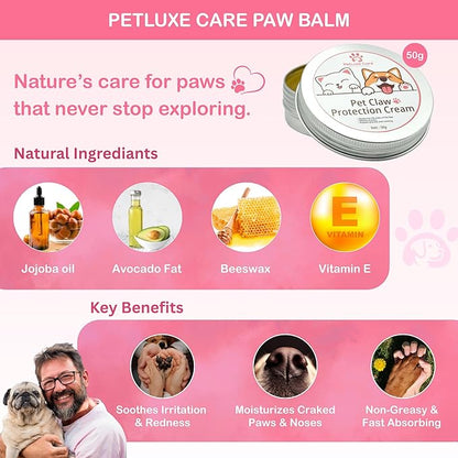 Dog Paw Cleaner for Small &amp; Medium Dogs – Portable Paw Washer Cup with Soft Silicone Brush, Towel &amp; Moisturizing Balm – Gently Cleans Muddy Paws After Walks (Pink, Medium)