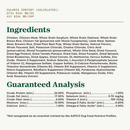 Nutro Ultra Adult Small Breed Dry Dog Food, Chicken, Lamb and Salmon Protein Trio, 3.5 lb Bag