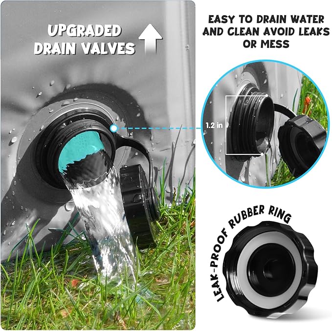 Furrybaby Dog Pool, Kiddie Pool with Hard Plate Collapsible Pet Bath Foldable Swimming Pet Pool Portable Grey 39&