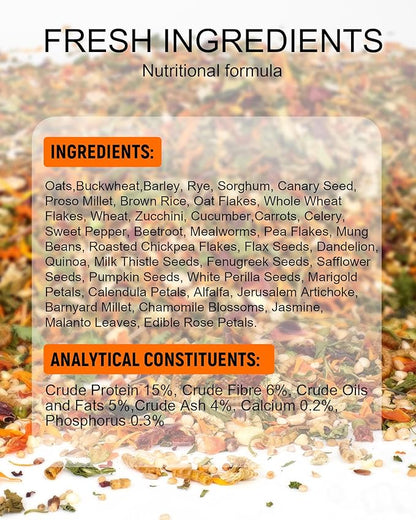 Niteangel Golden Hamster Food &amp; Treats - Small Animal Natural Food for Syrian Golden Hamsters or Other Small-Sized Pets