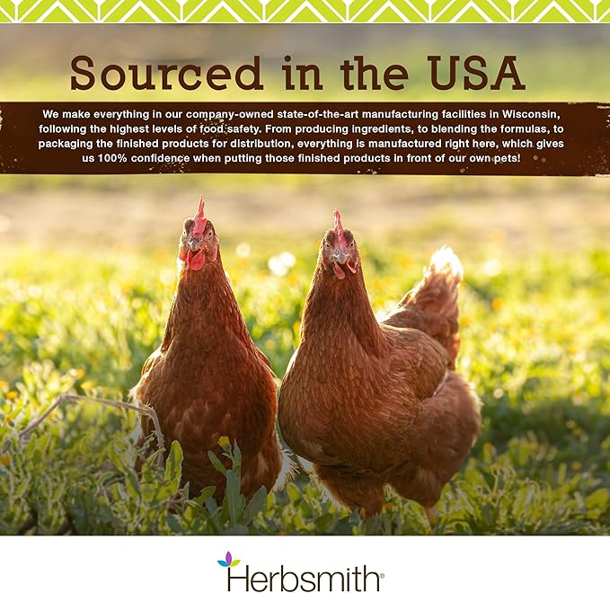 Herbsmith Kibble Seasoning – Freeze Dried Rabbit &amp; Duck – Dog Food Topper for Picky Eaters - 3.8 oz