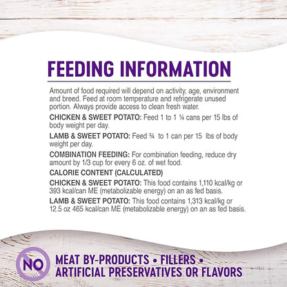 Wellness Wet Canned Dog Food, Pate Variety Pack, 12.5 Ounce Can (Pack of 6)