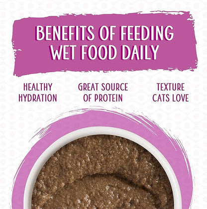 Weruva Wet Cat Food, Tic Tac Whoa with Tuna and Salmon Pate, 3oz Can, Pack of 12